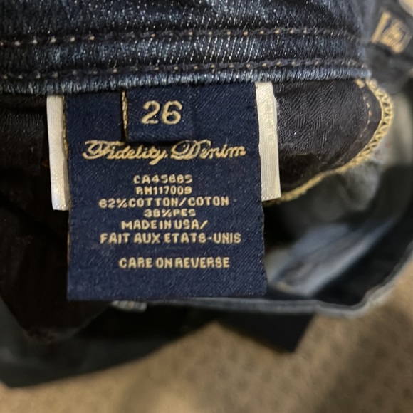 Fidelity Scoop Low Waist Skinny Viper Rinse Jeans - Picture 7 of 8